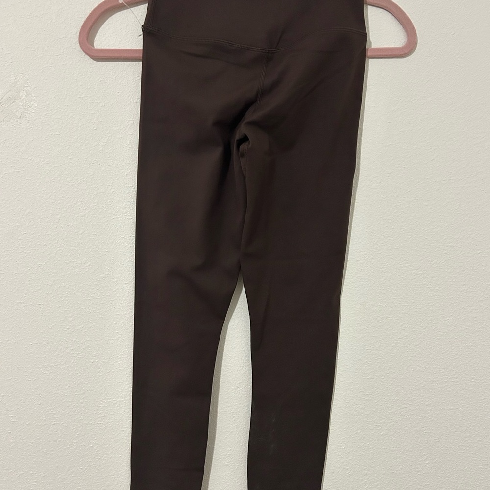 Varley Brown High-Waist Leggings